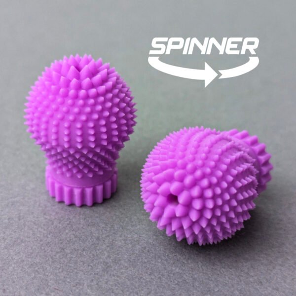 Spinning FPV Stick Ends - KPV MK2 Purple