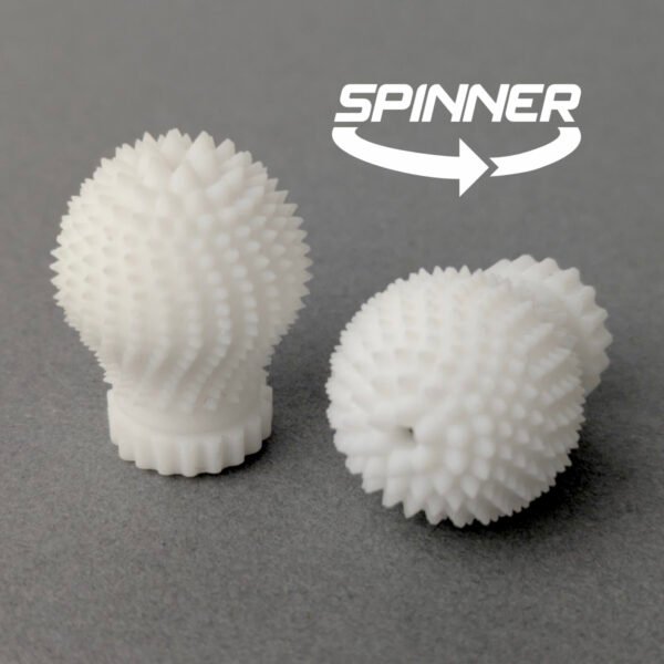 Spinning FPV Stick Ends - KPV MK2 White